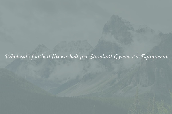 Wholesale football fitness ball pvc Standard Gymnastic Equipment