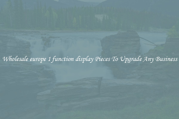 Wholesale europe 1 function display Pieces To Upgrade Any Business