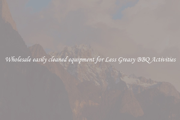 Wholesale easily cleaned equipment for Less Greasy BBQ Activities