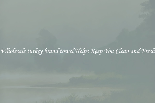 Wholesale turkey brand towel Helps Keep You Clean and Fresh