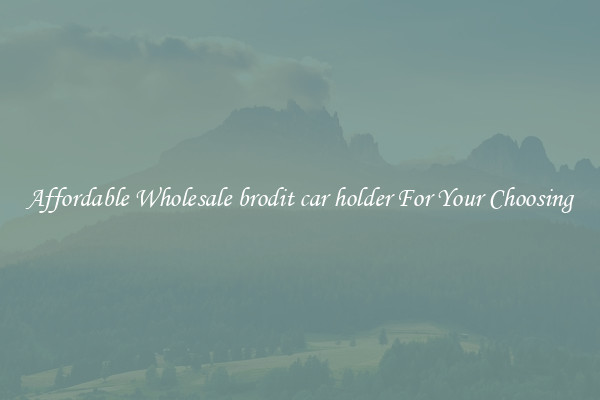 Affordable Wholesale brodit car holder For Your Choosing