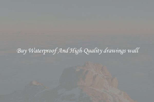 Buy Waterproof And High-Quality drawings wall